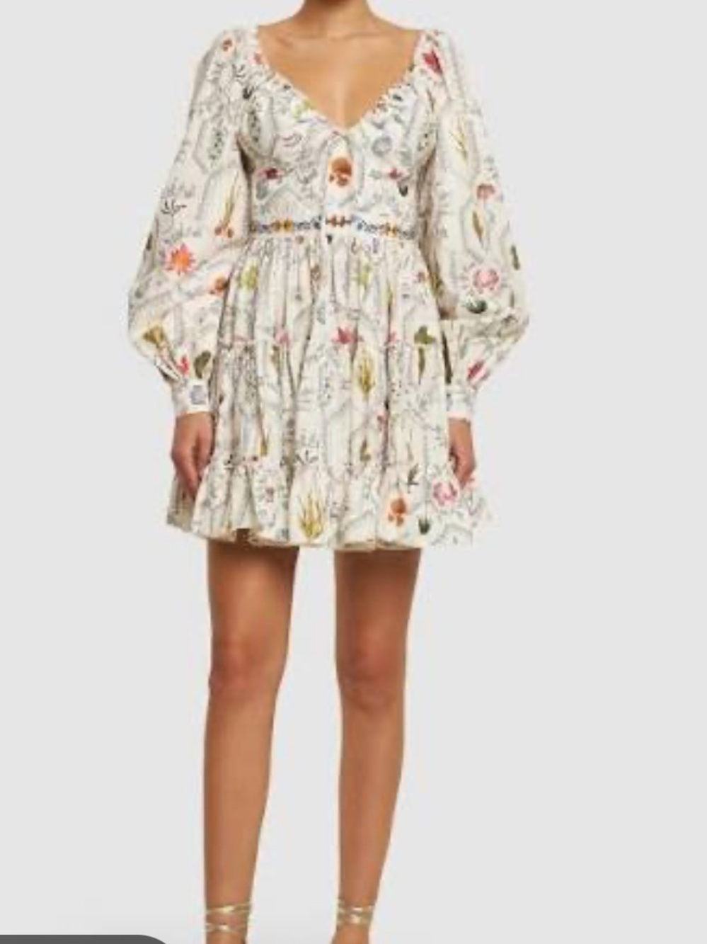 Honore Cotton Mini Dress by Agua by Agua Bendita